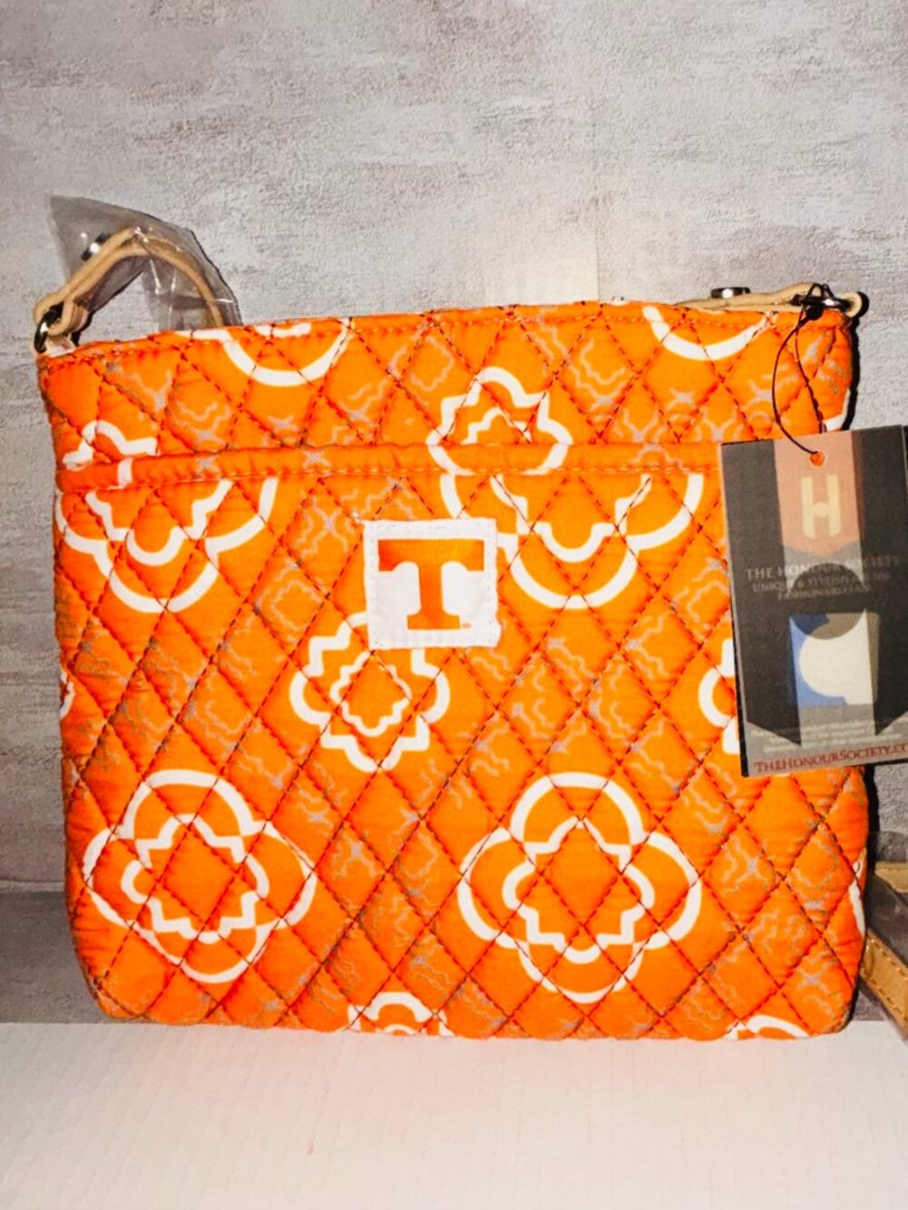 University of Tennessee Quilted Crossbody Bag - The Honour Society - NWT